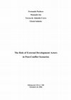 Research paper thumbnail of The role of external development actors in post-conflict scenarios