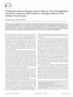 Research paper thumbnail of Guiding the Immune Response against Influenza Virus Hemagglutinin toward the Conserved Stalk Domain by Hyperglycosylation of the Globular Head Domain