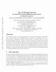 Research paper thumbnail of The M-Wright function in time-fractional diffusion processes: a tutorial survey