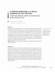 Research paper thumbnail of Audiovisual industry and the structural factors of the television crisis