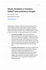 Research paper thumbnail of Ebooks: Revolution or Evolution Stalled? Some preliminary thoughts