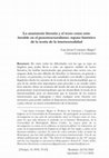 Research paper thumbnail of La anamnesis literaria y el texto como ente iterable en el posestructuralismo: repaso histórico de la teoría de la intertextualidad