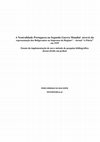 Research paper thumbnail of A Neutralidade Portuguesa na Segunda Guerra Mundial  através da representação dos Beligerantes na Imprensa do Regime“ -  Jornal “A Pátria” em 1939 Ensaio da implementação de novo método de pesquisa bibliográfica desenvolvido em python