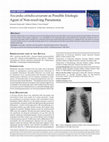 Research paper thumbnail of Nocardia otitidiscaviarum as Possible Etiologic Agent of Non-resolving Pneumonia