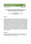 Research paper thumbnail of The Performance of Interreligious Dialogue in the Realm of International Relations: A Critical Reflection