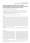 Research paper thumbnail of Analysing Associations between the Actual, Ideal and Maximum Willingness to Commute Time, as well as Satisfaction with Commuting: A Case Study of Jounieh, Lebanon