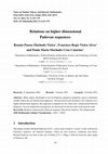 Research paper thumbnail of Relations on higher dimensional Padovan sequences