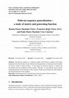 Research paper thumbnail of Padovan sequence generalization – a study of matrix and generating function