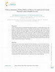 Research paper thumbnail of Pobreza alimentaria y Política Pública en México: Un análisis de la Cruzada Nacional Contra el Hambre en León