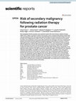 Research paper thumbnail of Risk of secondary malignancy following radiation therapy for prostate cancer