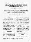 Research paper thumbnail of Effect of Strain Rate and Temperature on Mechanical Properties and Fracture Mechanism of the Dispersion Strengthened A1-12Al4C3 System