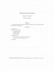 Research paper thumbnail of Mathematical Perception