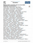 Research paper thumbnail of Aligning evidence generation and use across health, development, and environment