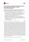 Research paper thumbnail of A Taxon-Specific and High-Throughput Method for Measuring Ligand Binding to Nicotinic Acetylcholine Receptors