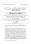 Research paper thumbnail of Geochemistry and growth morphology of alkali feldspar crystals from an IAB iron meteorite – insight into possible hypotheses of their crystallization