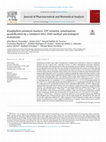 Research paper thumbnail of Bryophyllum pinnatum markers: CPC isolation, simultaneous quantification by a validated UPLC-DAD method and biological evaluations