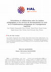 Research paper thumbnail of Articulation et collaboration entre les équipes pédagogiques et les services de documentation au cœur de la transformation pédagogique de l’enseignement supérieur