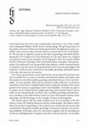 Research paper thumbnail of Editorial to a special issue on Genealogy in the Czech Republic