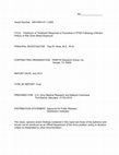 Research paper thumbnail of Predictors of Treatment Response to Fluoxetine in PTSD Following a Recent History of War Zone Stress Exposure