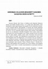 Research paper thumbnail of HÂREZMŞÂH CELÂLEDDİN MENGÜBİRTÎ YASSIÇİMEN SAVAŞI'NDA NEDEN KAYBETTİ