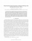 Research paper thumbnail of Experimental Characterization of Plasma Heating with Beating Electrostatic Waves