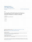 Research paper thumbnail of Heating based model analysis for explosive emission initiation at metal cathodes