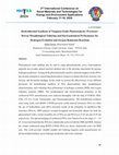 Research paper thumbnail of Hydrothermal Synthesis of Tungsten Oxide Photocatalysts: Precursor- Driven Morphological Tailoring and Electrochemical Performance for Hydrogen Evolution and Oxygen Reduction Reactions