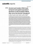 Research paper thumbnail of Ancient and modern DNA track temporal and spatial population dynamics in the European fallow deer since the Eemian interglacial