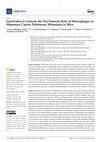 Research paper thumbnail of Interleukin 4 Controls the Pro-Tumoral Role of Macrophages in Mammary Cancer Pulmonary Metastasis in Mice