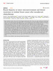 Research paper thumbnail of Racial disparity in tumor microenvironment and distant recurrence in residual breast cancer after neoadjuvant chemotherapy