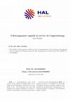 Research paper thumbnail of L'Estrangement cognitif au service de l'apprentissage