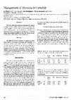 Research paper thumbnail of Management of Dystocia in Camelids