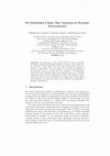 Research paper thumbnail of Pre-scheduled Colony Size Variation in Dynamic Environments