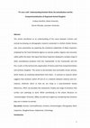 Research paper thumbnail of ‘It’s just a job’: Understanding emotion work, de-animalization and the compartmentalization of organized animal slaughter