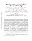 Research paper thumbnail of Thermalization in Quenched Open Quantum Cosmology