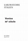 Research paper thumbnail of Venise XXe siècle