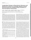 Research paper thumbnail of Longitudinal Changes in Reproductive Hormones and Menstrual Cyclicity in Cynomolgus Monkeys during Strenuous Exercise Training: Abrupt Transition to Exercise-Induced Amenorrhea*