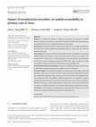 Research paper thumbnail of Impact of nonphysician providers on spatial accessibility to primary care in Iowa