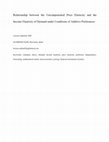 Research paper thumbnail of Relationship between the Uncompensated Price Elasticity and the Income Elasticity of Demand Under Conditions of Additive Preferences