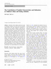 Research paper thumbnail of The Contribution of Familial Characteristics and Idolization to Children’s Body and Eating Attitudes