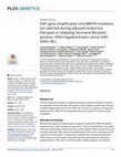 Research paper thumbnail of ESR1 gene amplification and MAP3K mutations are selected during adjuvant endocrine therapies in relapsing Hormone Receptor-positive, HER2-negative breast cancer (HR+ HER2- BC)