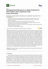 Research paper thumbnail of Managing Floral Resources in Apple Orchards for Pest Control: Ideas, Experiences and Future Directions