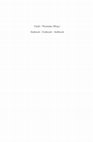 Research paper thumbnail of Absenz Das Ende der Unendlichkeit als Anfang unendlicher Möglichkeiten – Mallarmé, Matisse, Pallazeschi, Yves Klein