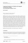 Research paper thumbnail of Comparing Threshold Level Methods in Development of Stream Flow Drought Severity-Duration-Frequency Curves