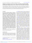 Research paper thumbnail of Changes in attitudes toward wolves before and after an inaugural public hunting and trapping season: early evidence from Wisconsin's wolf range