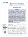 Research paper thumbnail of Autoimmune hepatitis: Clinical characteristics and predictors of biochemical response to treatment