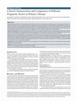 Research paper thumbnail of Clinical Characteristics and Comparison of Different Prognostic Scores in Wilson\'s Disease