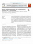 Research paper thumbnail of Electronic chipset thermal management using a nanofluid-based mini-channel heat sink: An experimental study