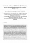 Research paper thumbnail of Investigating the Impact of Eight Weeks of Aerobic Training on Liver Enzymes and Hematological Profile in Children with Leukemia