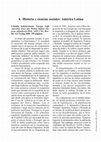 Research paper thumbnail of Historia y ciencias sociales: América Latina